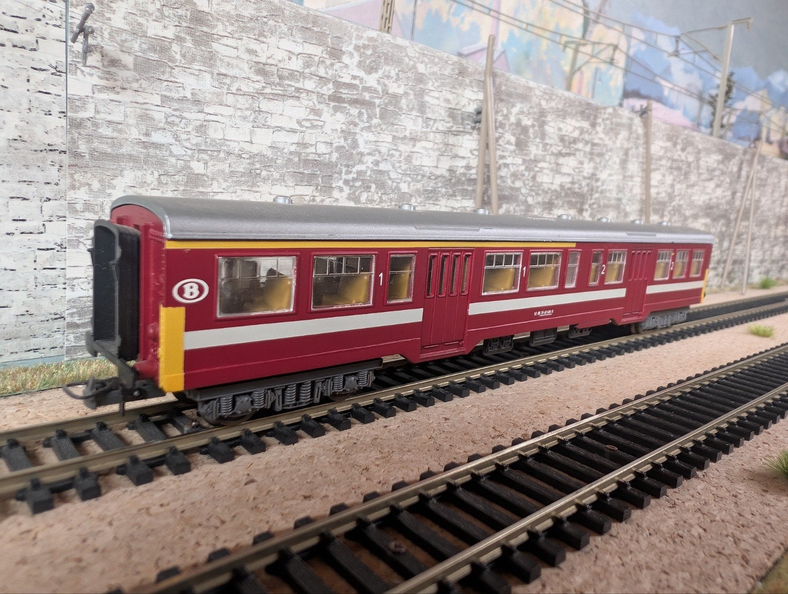 NMBS SNCB | Jocadis / Lima | M2 Bordeaux AB | Trekduw |, Analogique, Enlèvement ou Envoi, Wagon, Lima