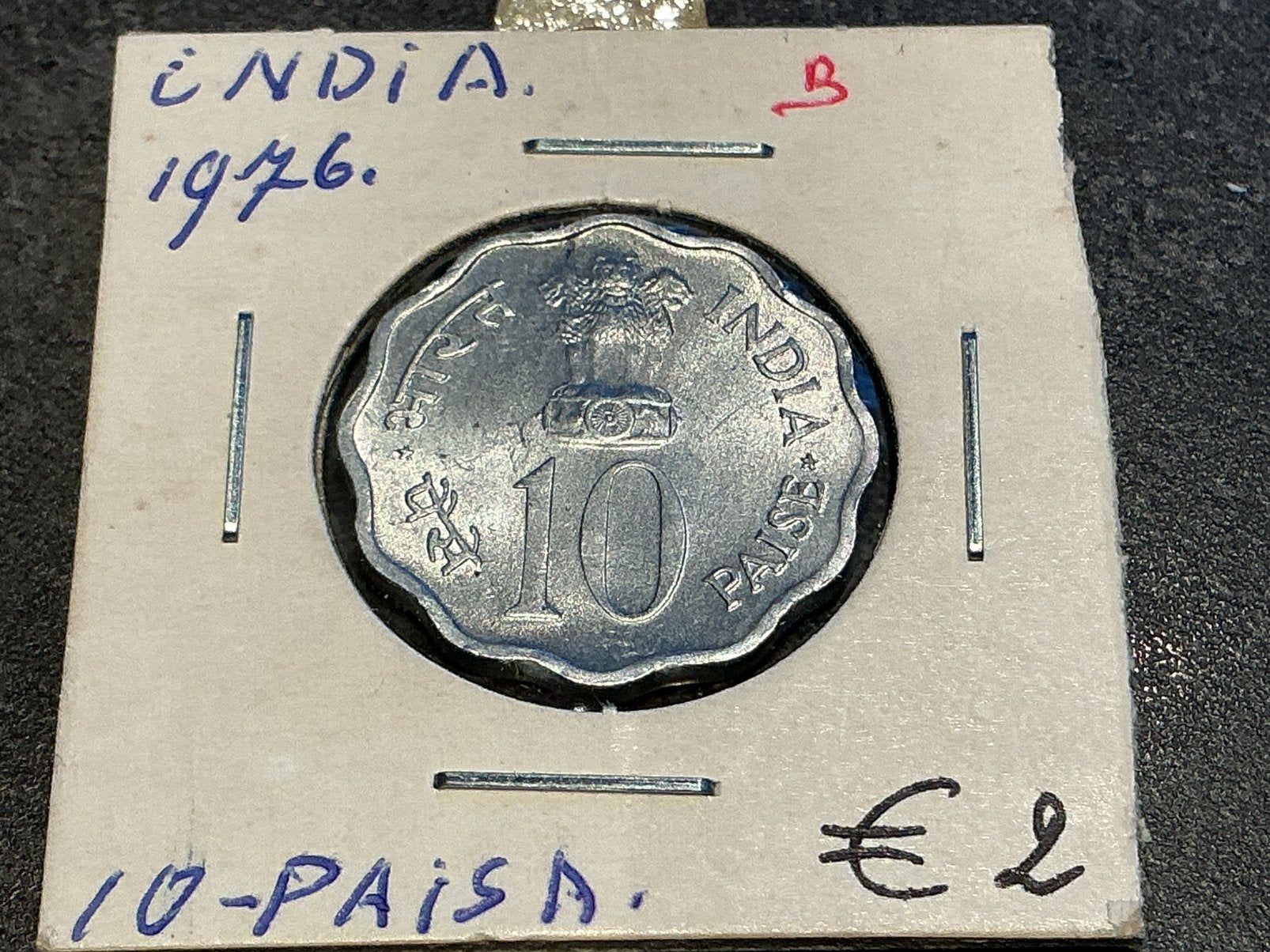 India 10 Paisa 1976 prachtig, Ophalen of Verzenden