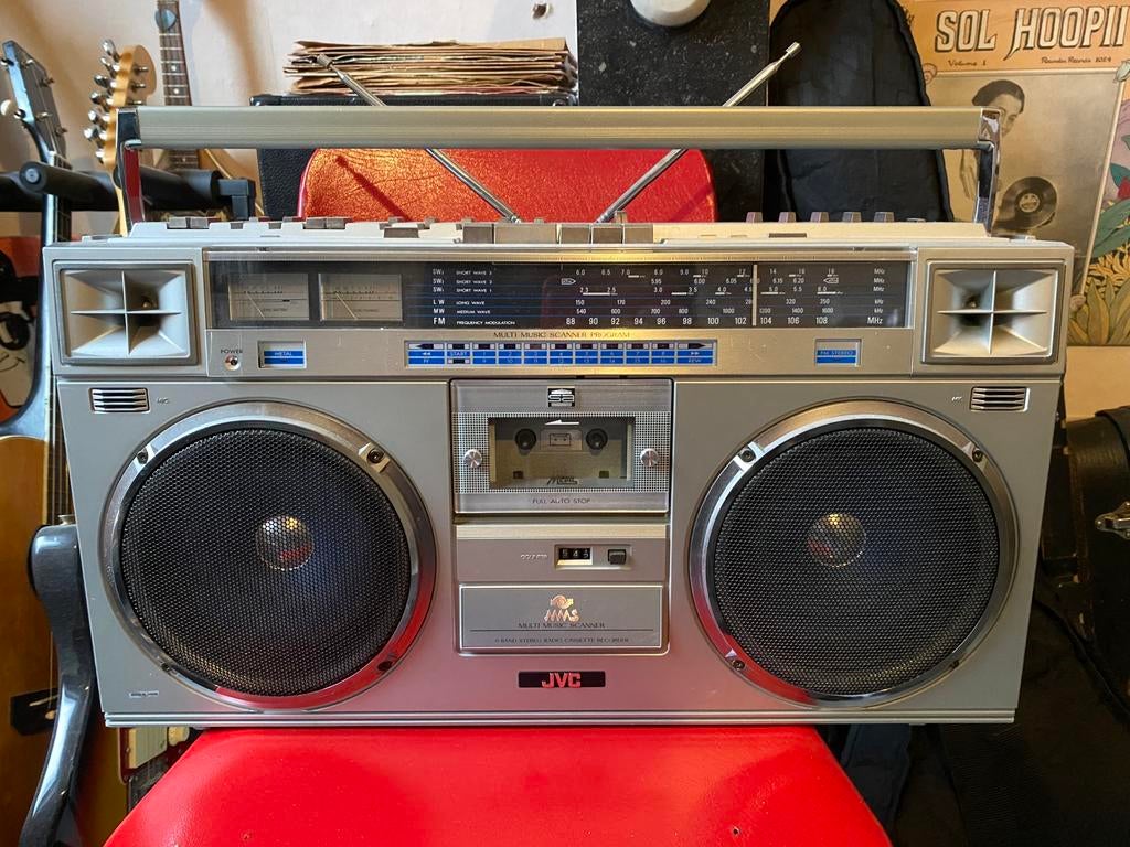 JVC M-70 vintage boombox ghettoblaster, Enlèvement, Utilisé