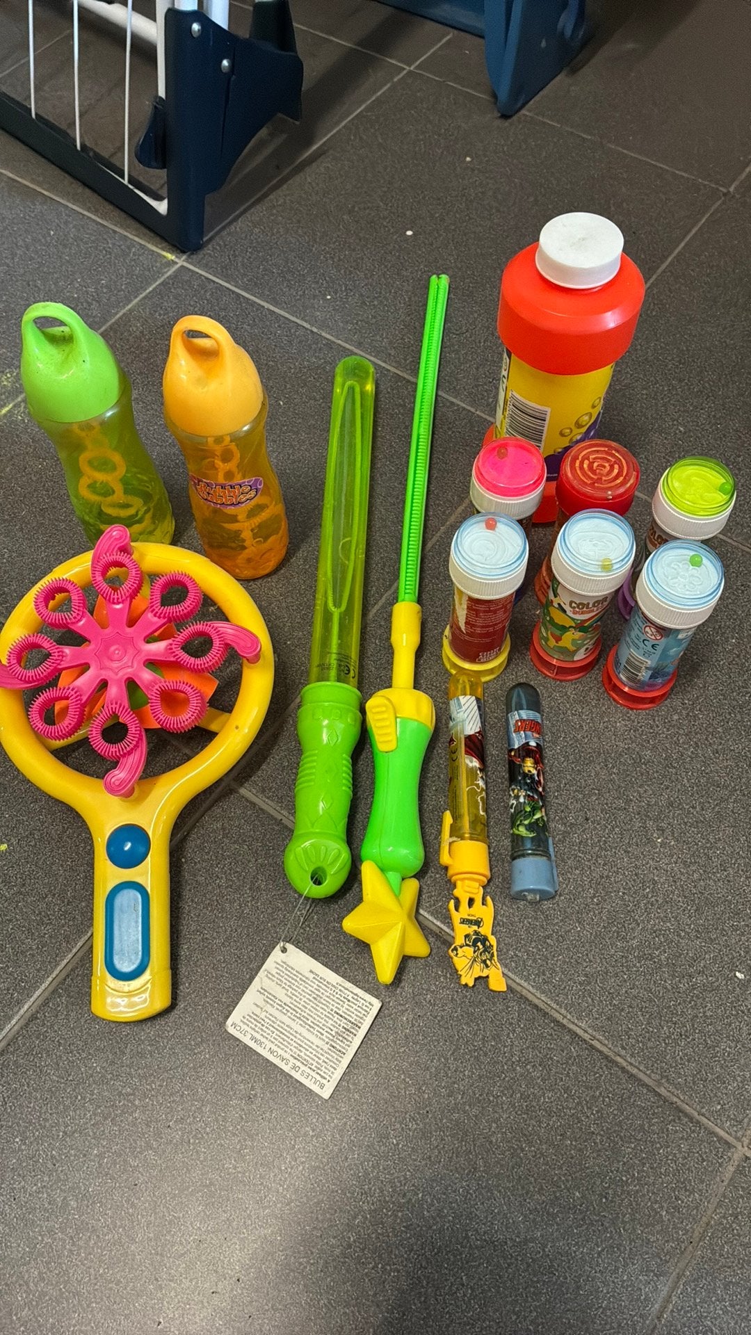 Set bellenblaas, Ophalen, Gebruikt
