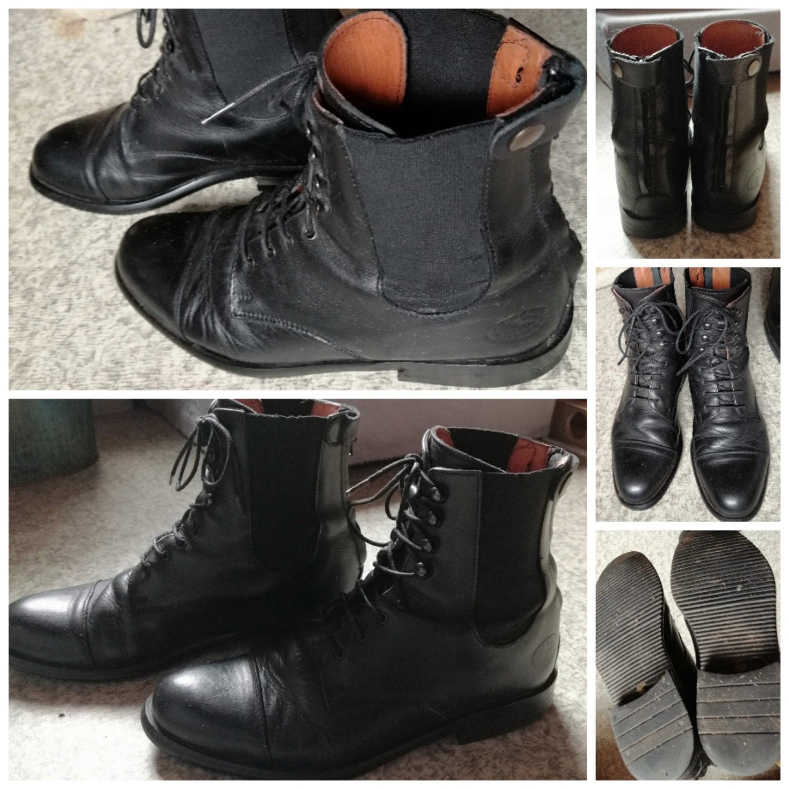 bottines equitation hfi, p 40, Enlèvement ou Envoi, Noir, Comme neuf, Fermeture éclair