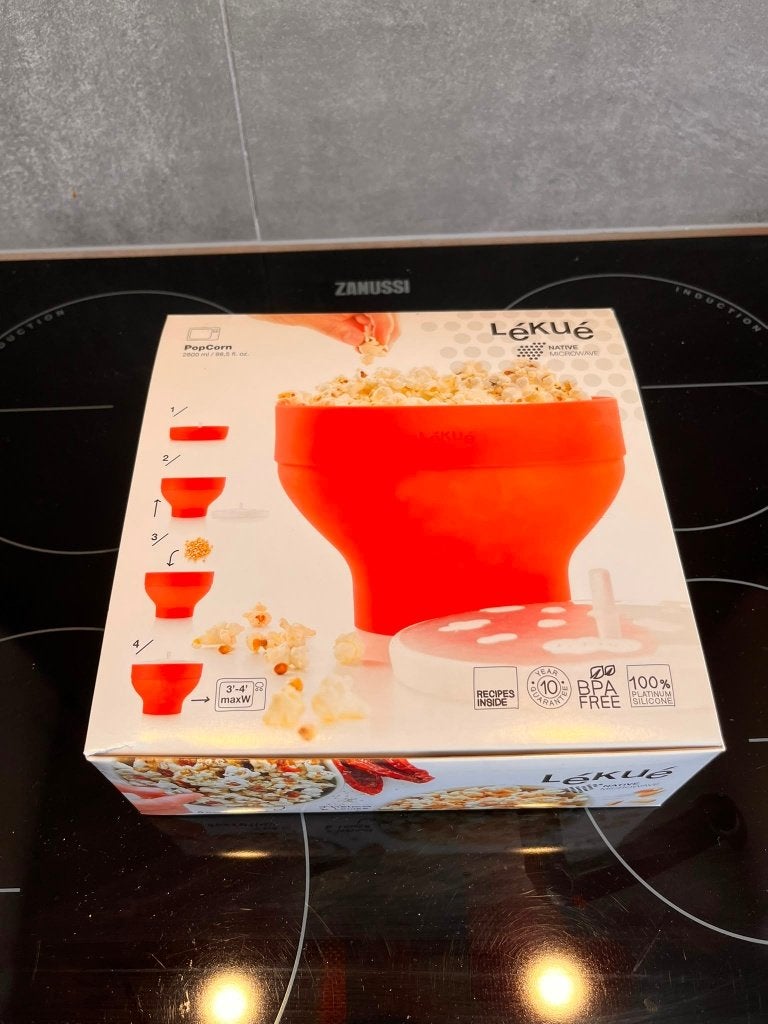 Lékué popcornmaker voor de microgolfoven, Electroménager, Micro-ondes, Enlèvement