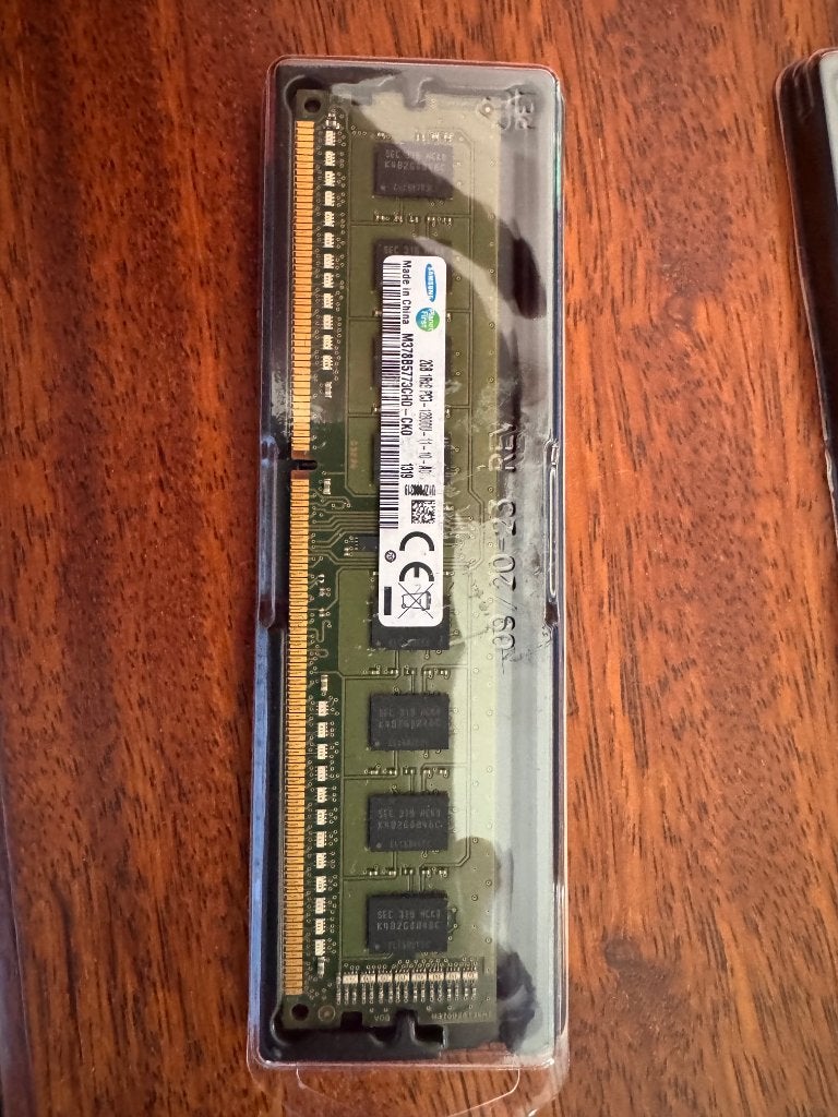 Samsung RAM geheugen 2GB (2 stuks), Enlèvement ou Envoi, DDR3, Utilisé, Desktop