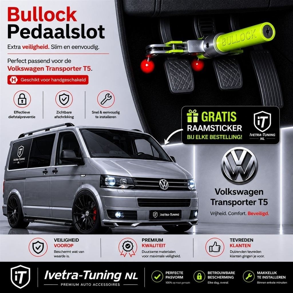 Pedaalslot VW T5 | Pedaalslot VW T6 | ANTI-DIEFSTAL, Enlèvement ou Envoi, Neuf