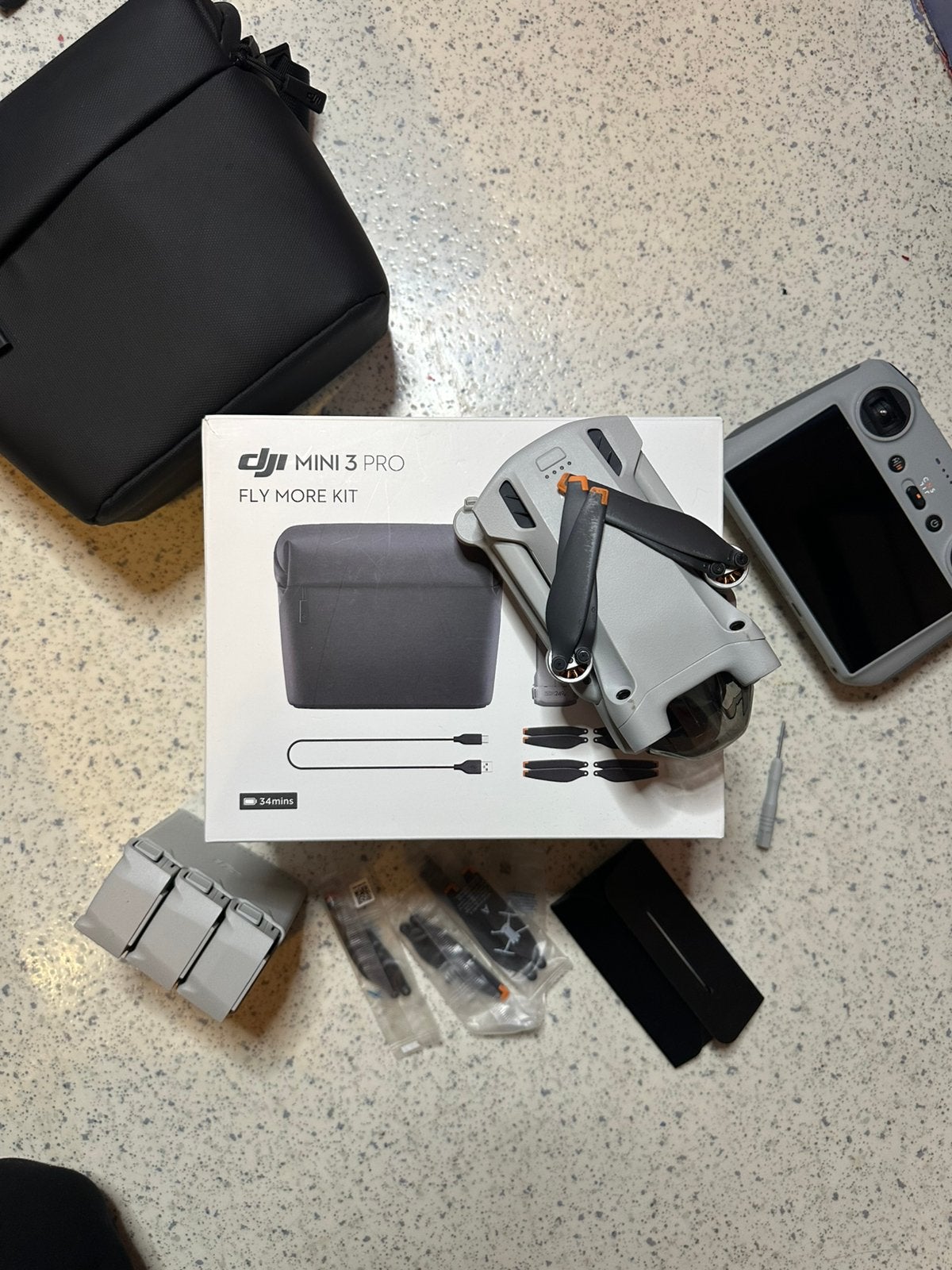 DJI Mini 3 Pro Fly More Kit - Zeer goede staat, TV, Hi-fi & Vidéo, Enlèvement ou Envoi, Comme neuf, DJI