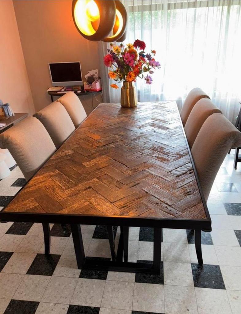 Richmond complete set salon/eet/bijzettafel + stoele zsm weg, Ophalen of Verzenden, Zo goed als nieuw