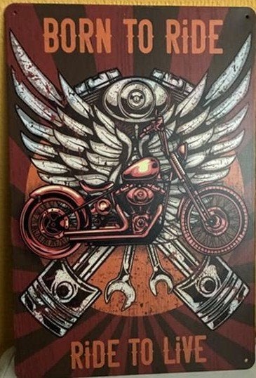 Verzameling Harley Davidson wandplaten, Motos, Enlèvement ou Envoi