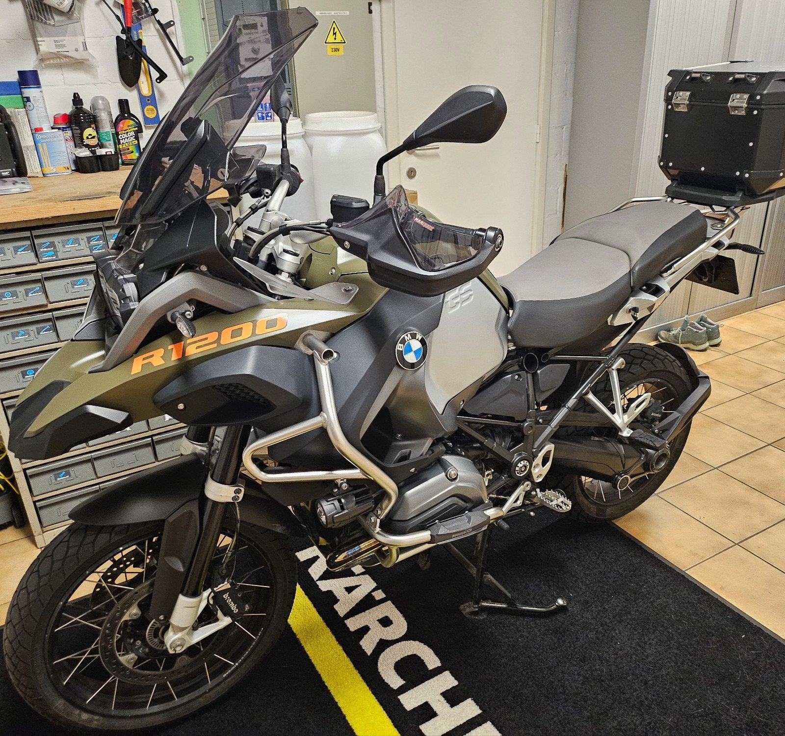 BMW GS 1200 Adventure van 2014 met 45000 km, Motoren, Bedrijf, 1200 cc, Handvatverwarming, 2 cilinders