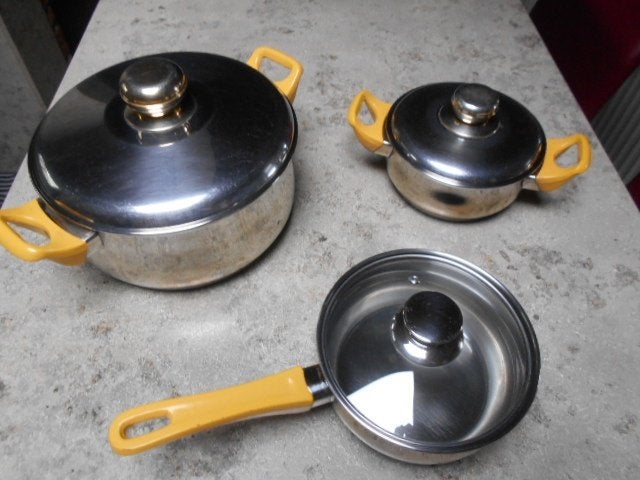 Kookpotten / 3 voor 5 €, Ophalen of Verzenden, Zo goed als nieuw