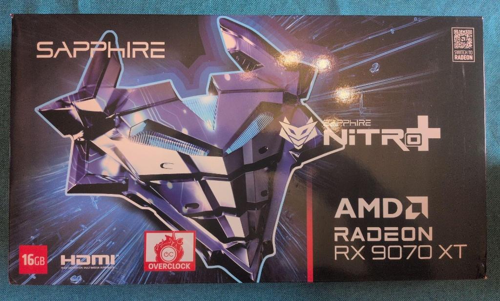Sapphire Nitro+ AMD Radeon RX 9070 XT Gaming OC 16GB Neuve !, Computers en Software, Videokaarten, AMD, GDDR6, Nieuw, Ophalen of Verzenden