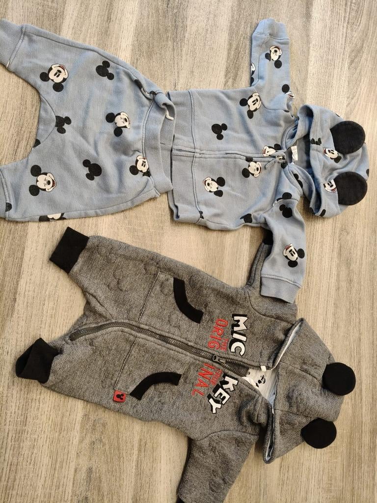 Disney Mickey maat 50 en 56, Gebruikt, Jongetje of Meisje, Setje, Ophalen