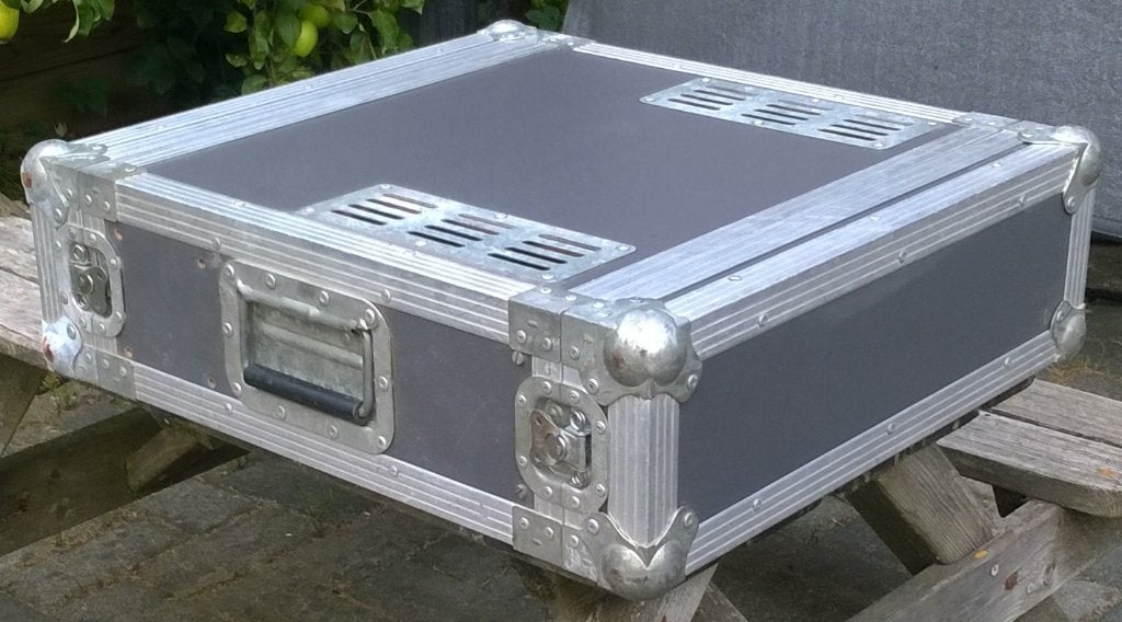 Flightcase 3HE dubbel deur (grijs), Musique & Instruments, Boîtiers & Valises, Enlèvement ou Envoi, Utilisé, Haut-parleur ou Amplificateur