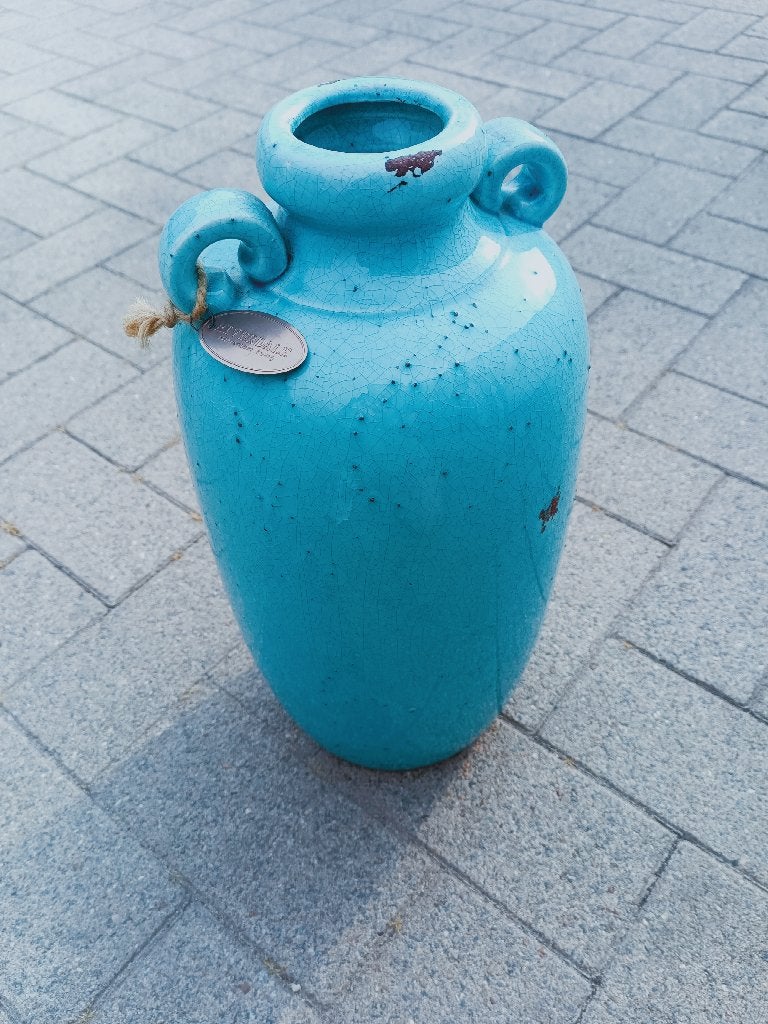 siervaas, Ophalen, Blauw, Zo goed als nieuw, 40 cm
