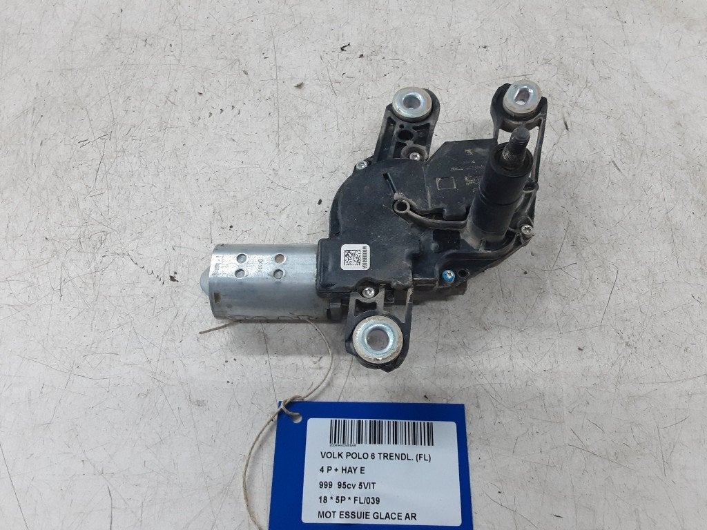 RUITENWISSERMOTOR ACHTER Polo VI (AW1) (5G0955711C), Gebruikt, Volkswagen, Mevr. I. Hauben, Rue de l'Espoir 34 34
4030  GRIVEGNÉE, BE