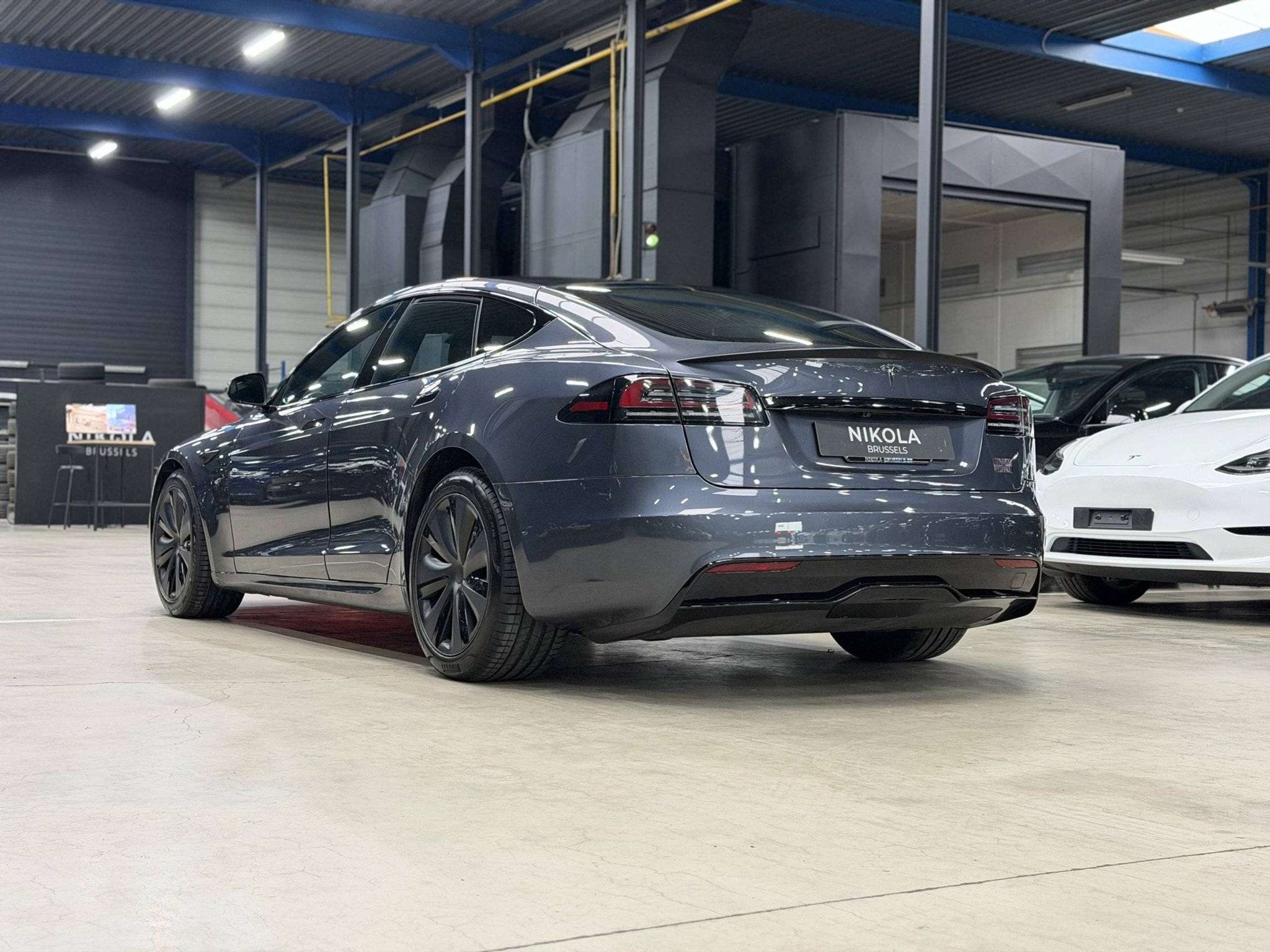 Tesla Model S PLAID 1020 PK - YOKE - CARBON - MIDNIGHT SILVE, Autos, Cuir, Achat, Entreprise, Model S