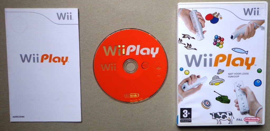 Wii Play voor de Nintendo Wii Compleet, Ophalen of Verzenden, Zo goed als nieuw