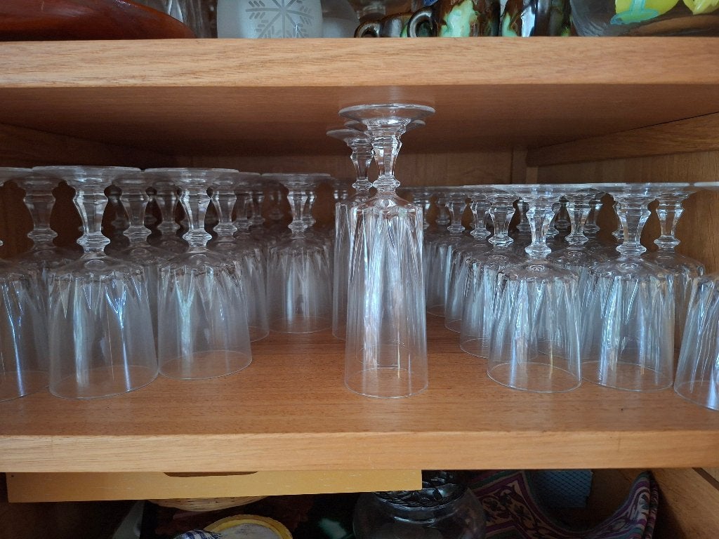 Verres en cristal, Enlèvement, Utilisé, Autres types