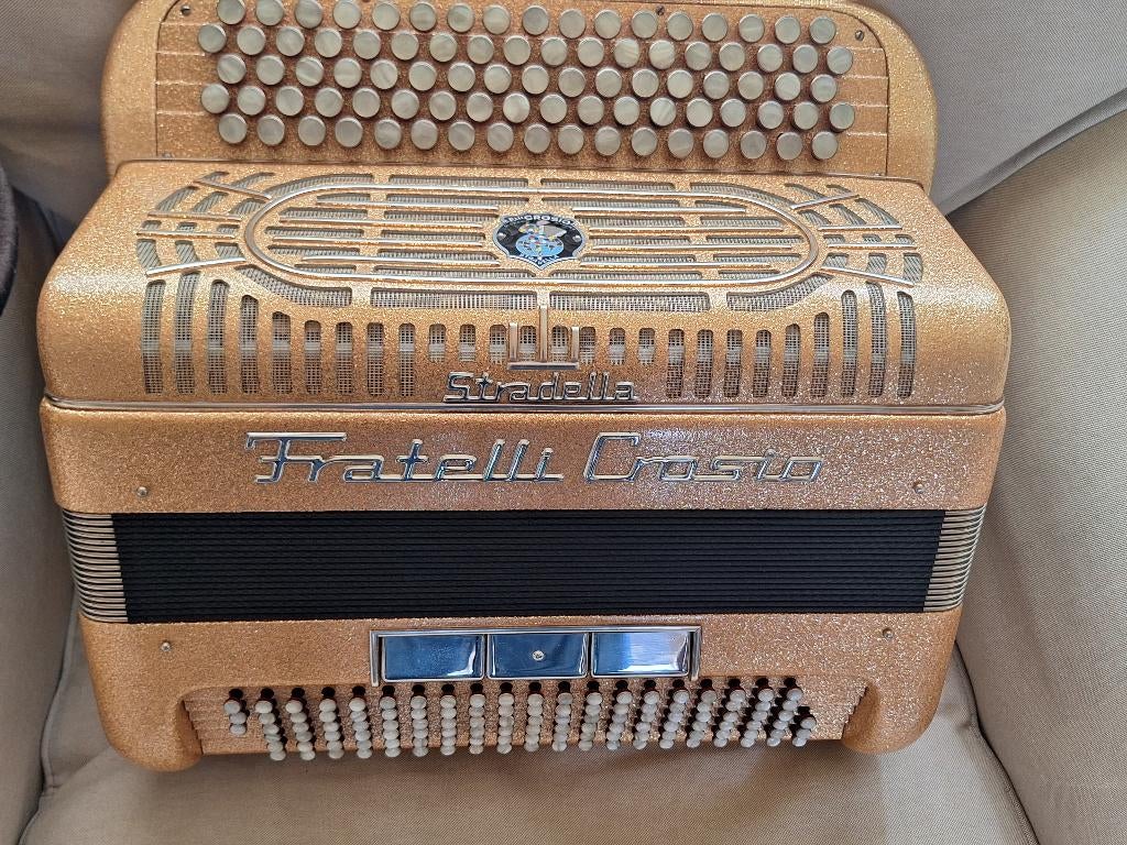 accordeon Fratelli Crosio do1, Muziek en Instrumenten, Zo goed als nieuw, Knopaccordeon, 120-bas, Ophalen