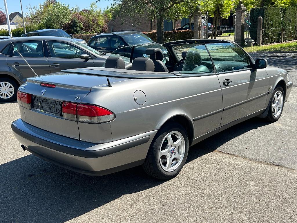 Saab 9-3, 2.0TD, 4/2003, 210.800km, Cabrio, Airco, EXPORT, Autos, Argent ou Gris, 110 kW, Entreprise, 5 portes