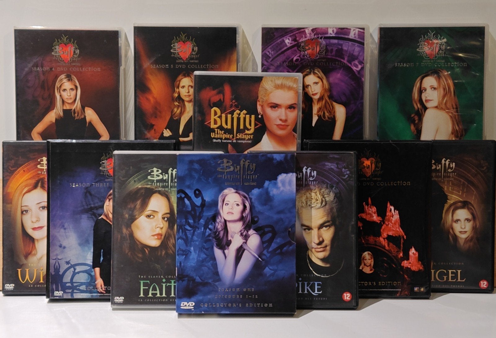 Buffy the Vampire Slayer Serie Spike Angel Faith Willow film, Ophalen of Verzenden, Zo goed als nieuw, Complete serie, Bonusmateriaal