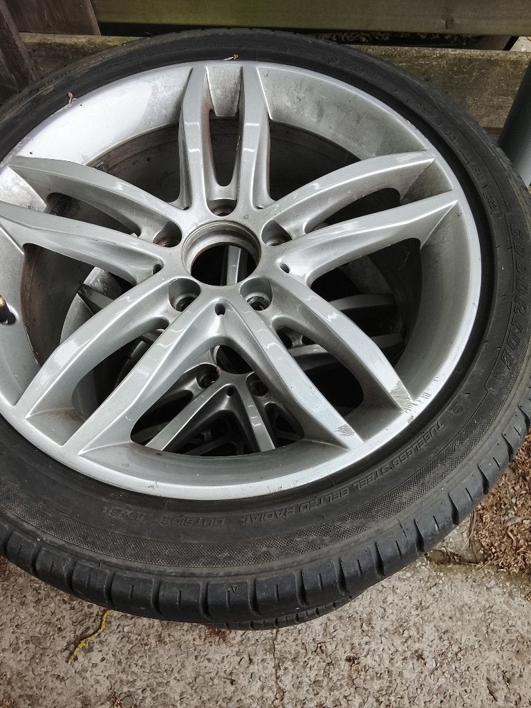 4 originele all velgen mercedes met redelijke goede banden, Autos : Pièces & Accessoires, Pneus & Jantes, Pneus et Jantes, Véhicule de tourisme
