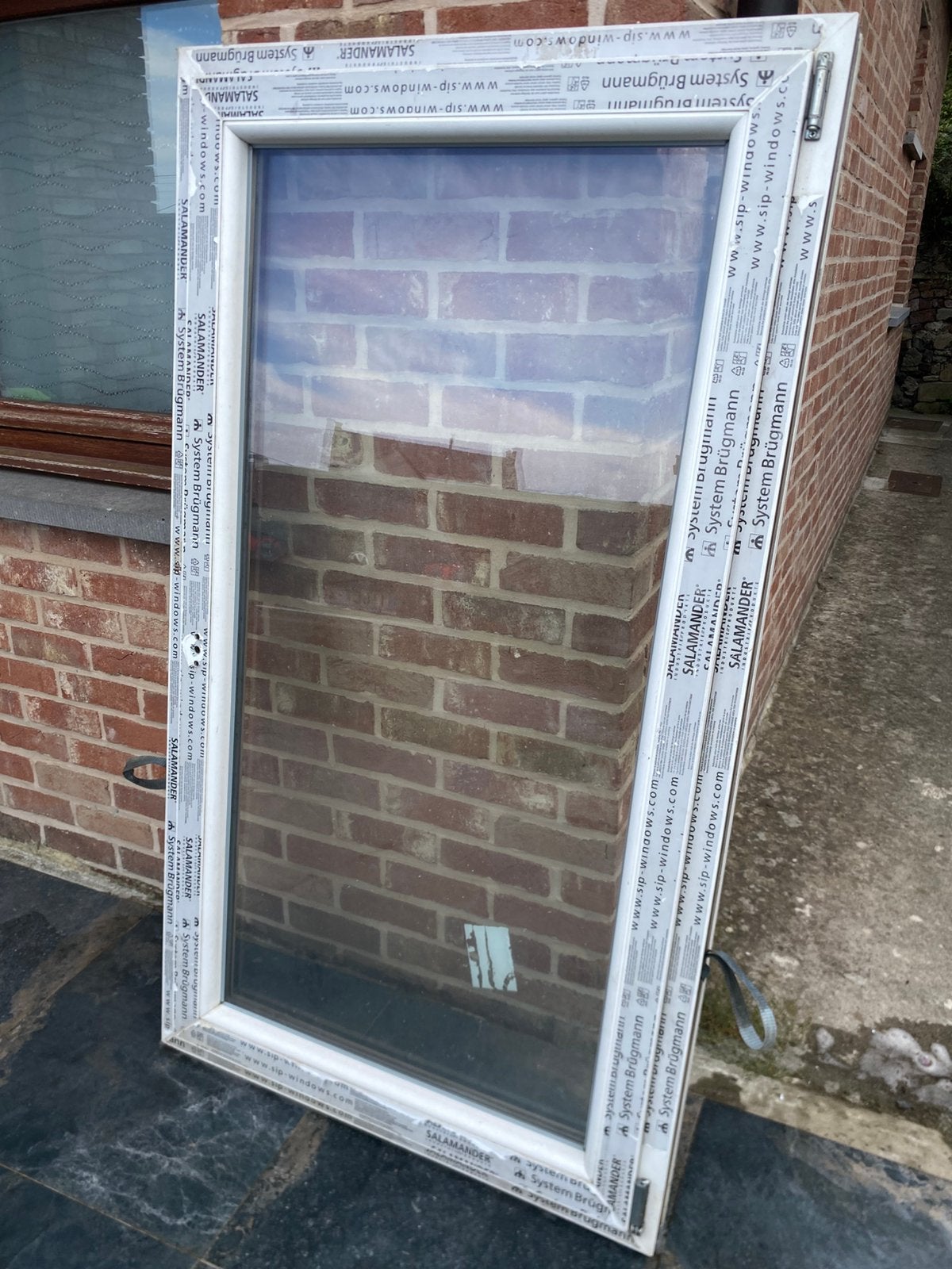 Chassis pvc 160 x 90, Bricolage & Construction, Enlèvement, Comme neuf, Double vitrage