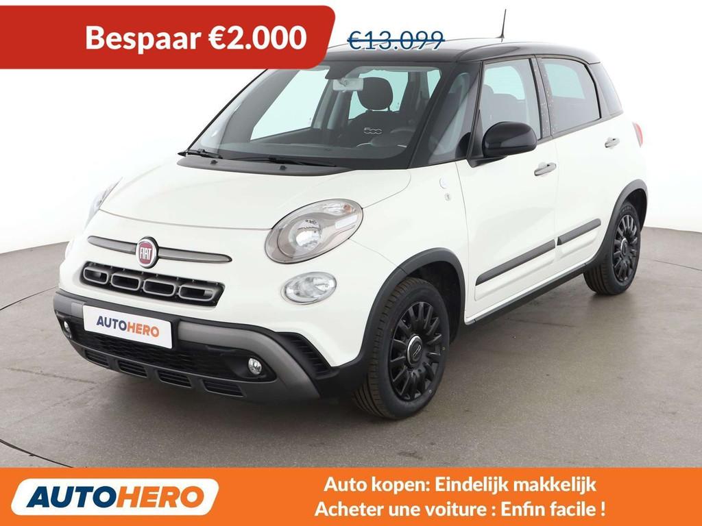 Fiat 500L 1.3 M-Jet Google (bj 2021), Auto's, Stof, Gebruikt, 95 pk, Wit