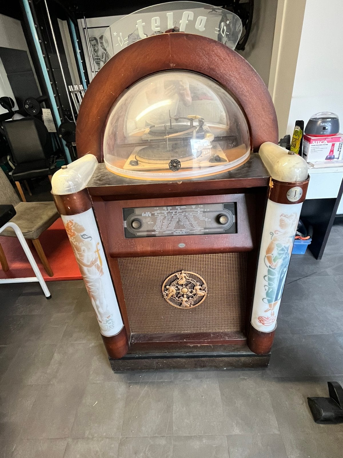 Jukebox telfa, Ophalen