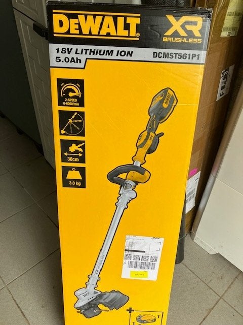 DEWALT DCMST561P1-QW 18V XR grastrimmer nieuw, Tuin en Terras, Ophalen, Benzine, Nieuw, Dewalt