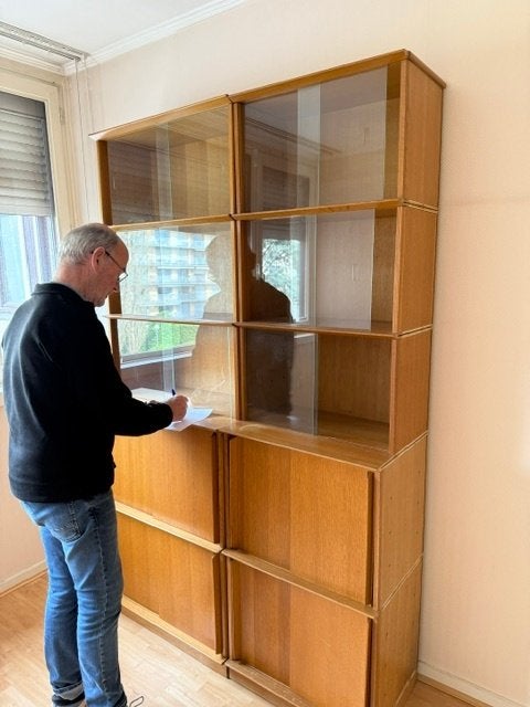 Meuble vitrine vintage années 50/60 – style scandinave, Enlèvement