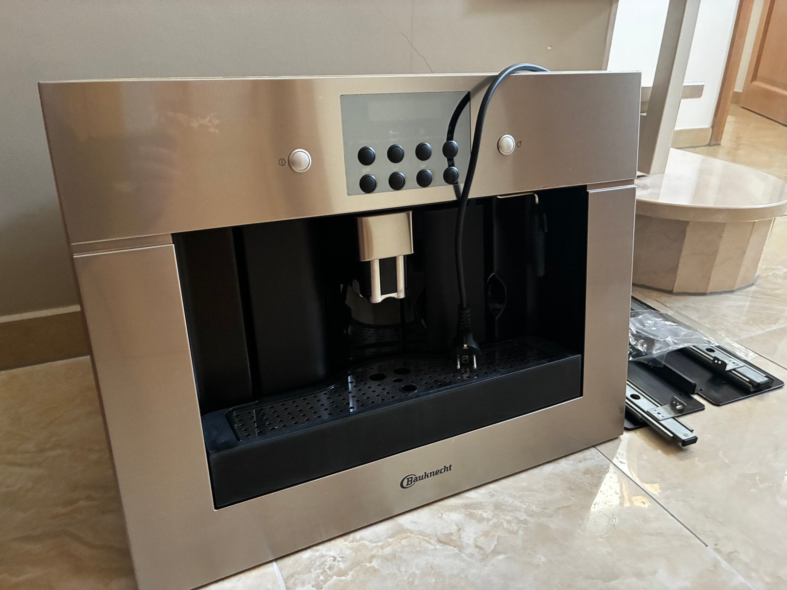 Inbouw koffiemachine bauknecht, Ophalen, Zo goed als nieuw, Koffiemachine