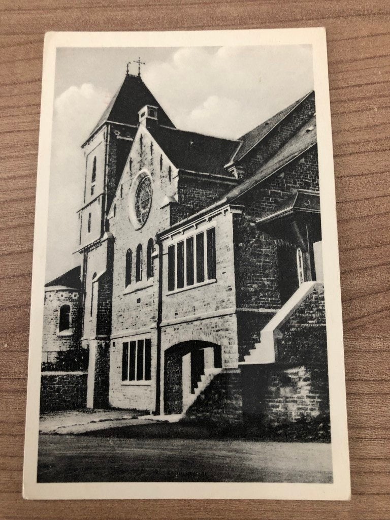 carte postale Stoumont - église, Collections, Enlèvement ou Envoi, Liège