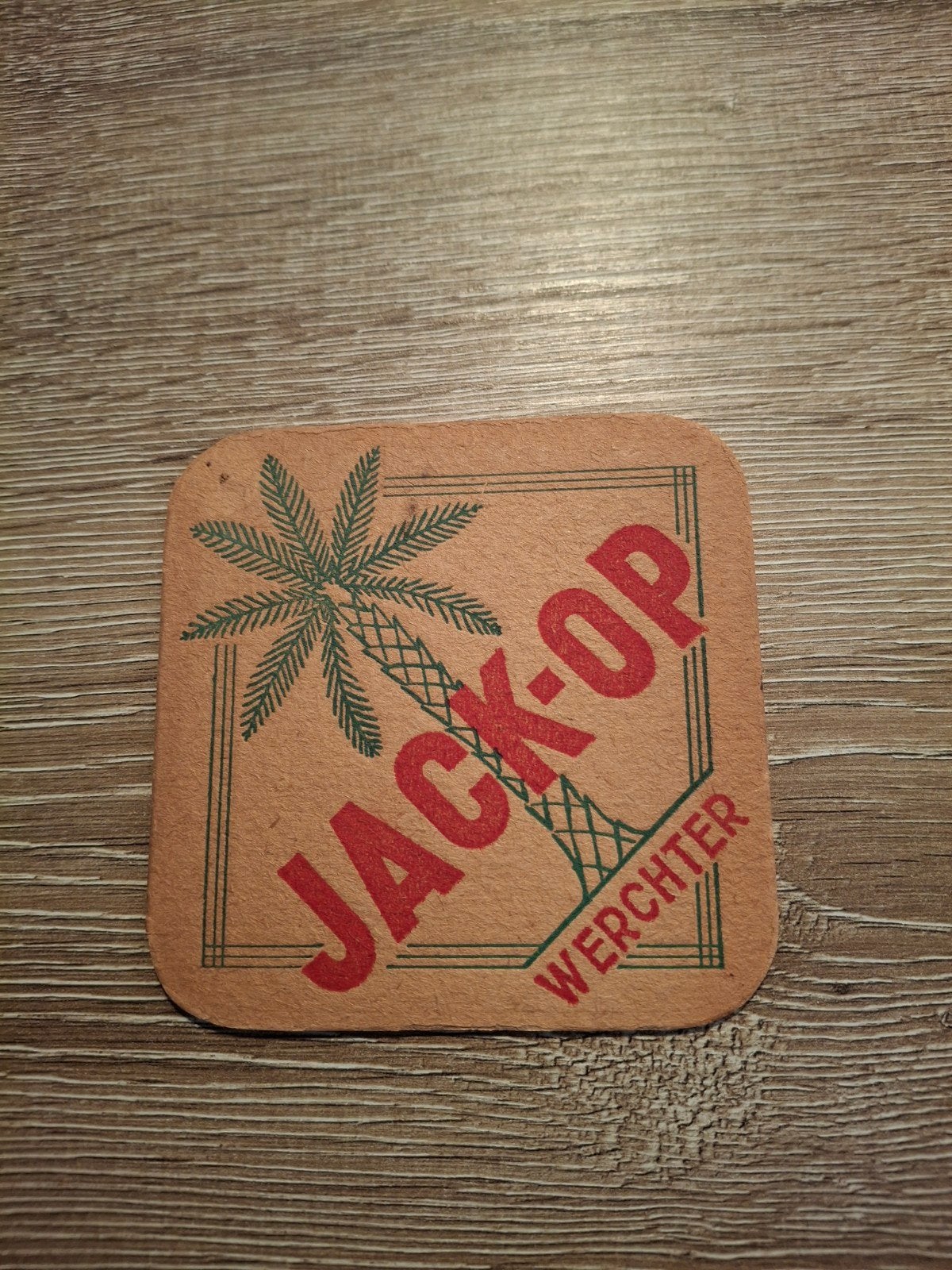 Vooroorlogs bierviltje jack op werchter, Verzamelen, Ophalen of Verzenden