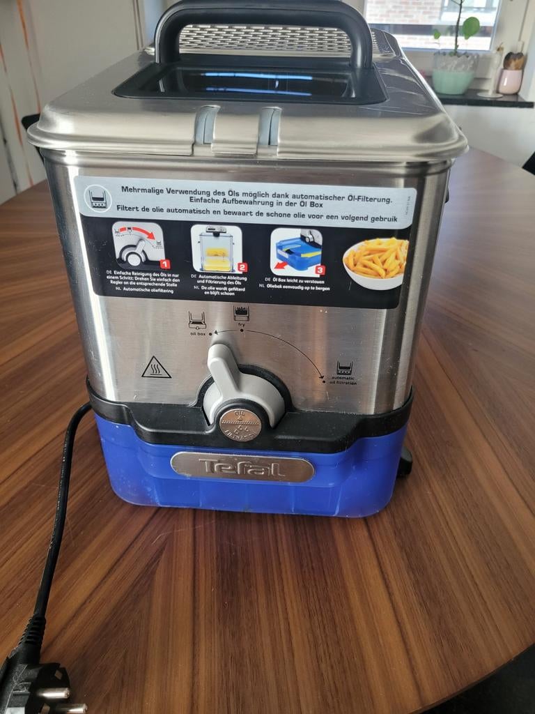 Tefal Oleoclean Pro FR8040 - Frituurpan - 3,5 L, Electroménager, Friteuses, Comme neuf, 3 à 4 litres, Enlèvement