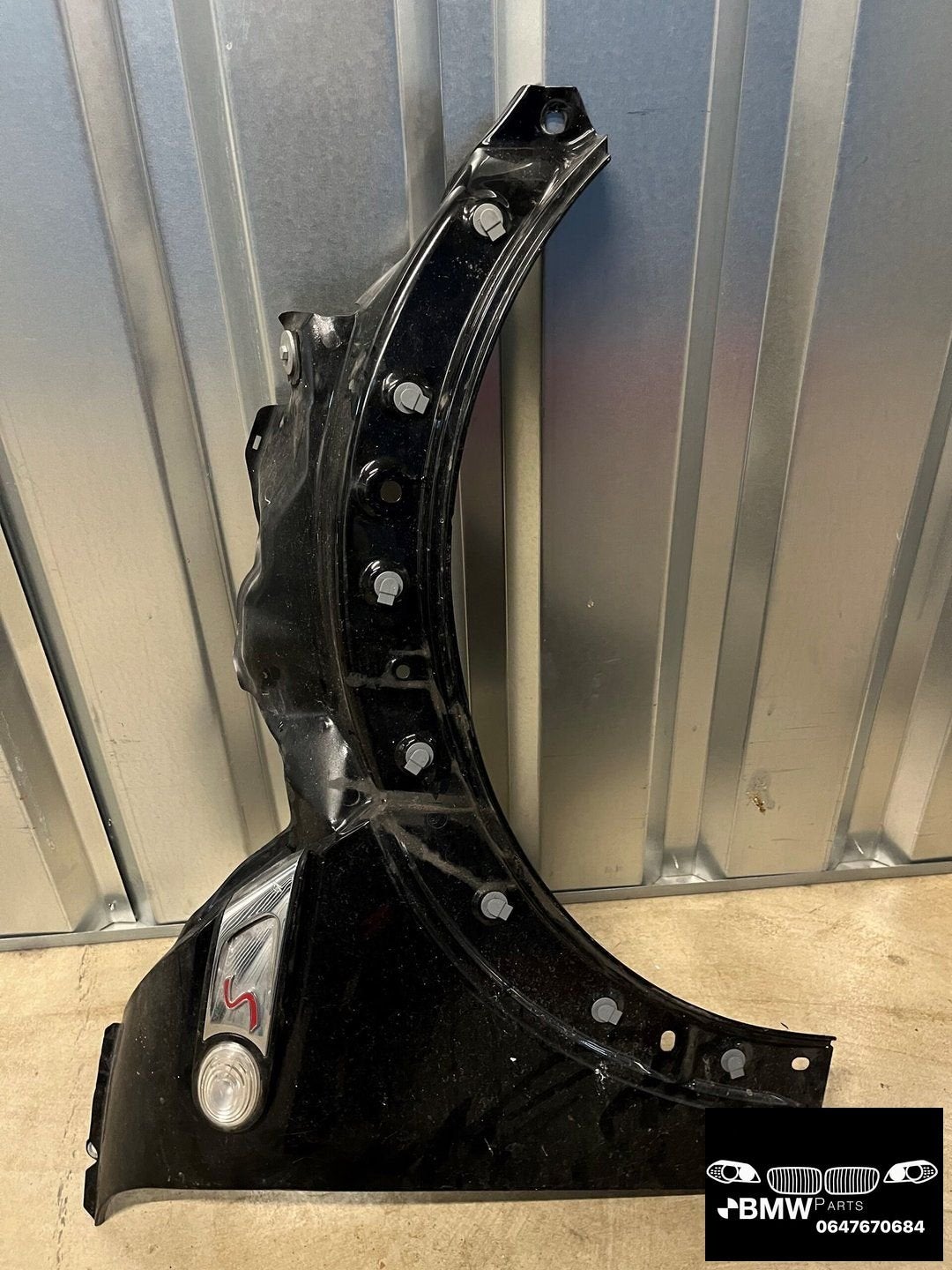 Spatbord RV Mini Cooper S R55 R56 R57 zwart, -, Garde-boue, Droite, -