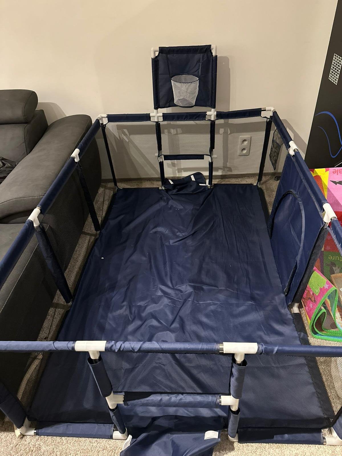 Baby park te koop met ballen, Ophalen, Zo goed als nieuw