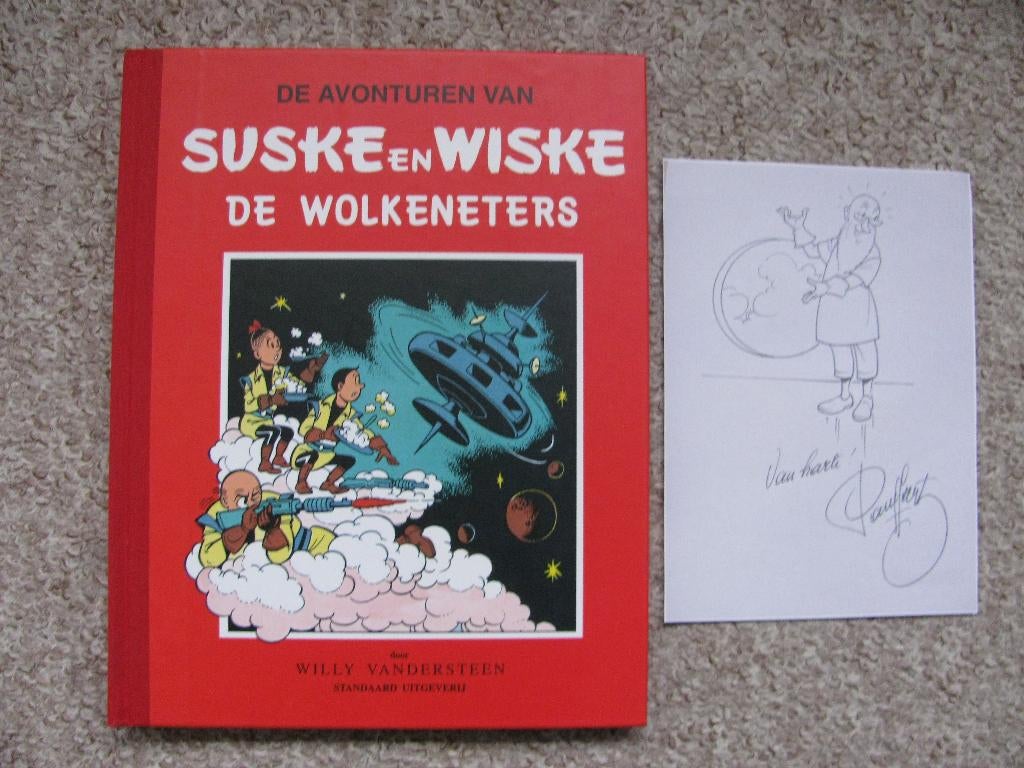 Suske en Wiske 44 Klassiek - De Wolkeneters +tek Paul Geerts, Willy Vandersteen, Eén stripboek, Nieuw, Ophalen of Verzenden