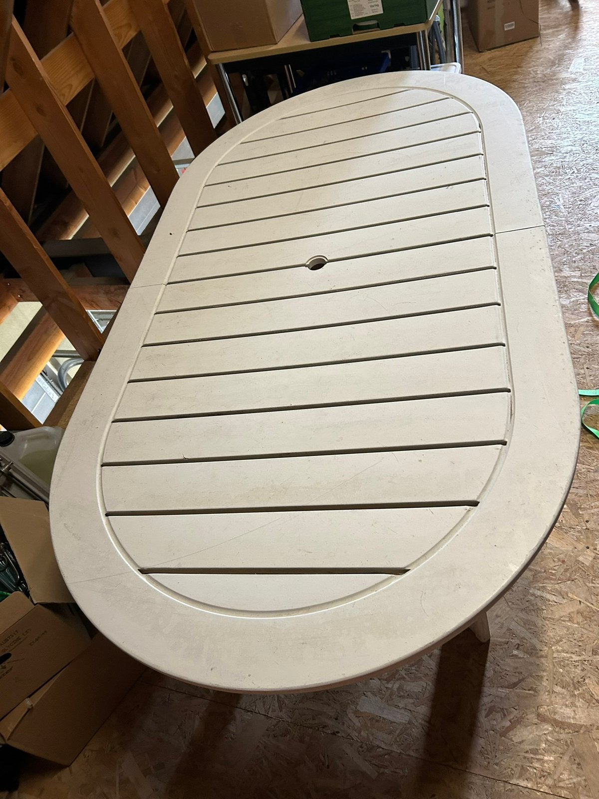 Table de jardin avec 6 chaises, Jardin & Terrasse, Chaise, Salons de jardin, Synthétique, Enlèvement