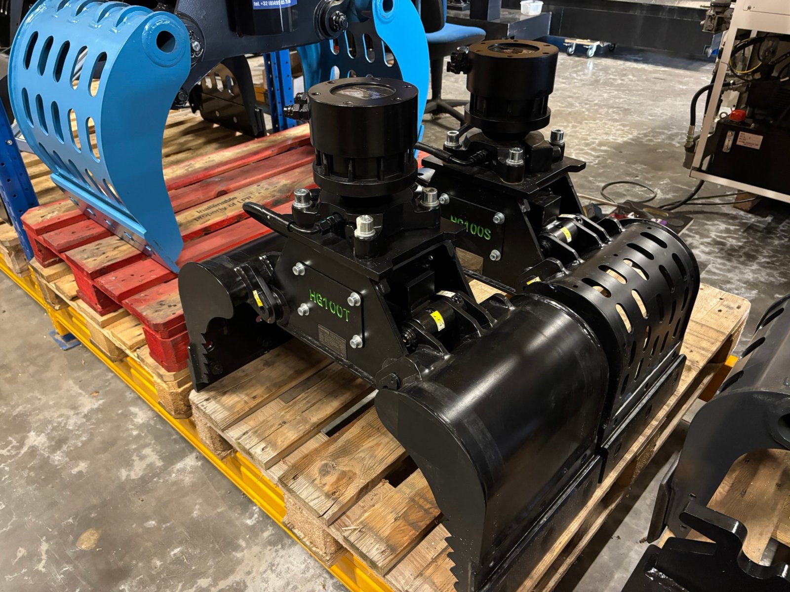 Haener sorteergrijper met rotatie voor 1-2,5 tons minigraver, Ophalen