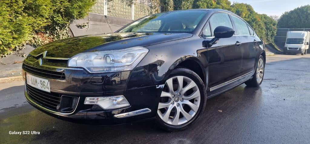 Citroen c5 bj 2010 met 213000 km 2L diesel automatique, Auto's, Citroën, Automaat, Euro 5, Zwart, Bedrijf