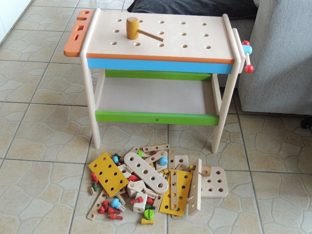 Etabli en bois pour enfants avec accessoires, Enlèvement