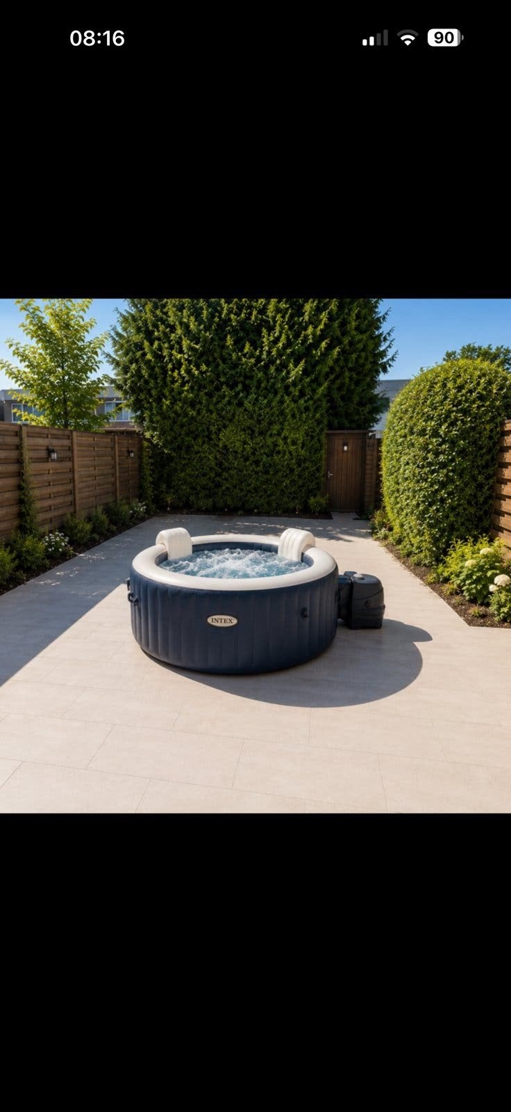 Intex PureSpa jacuzzi, Ophalen, Zo goed als nieuw, Pomp