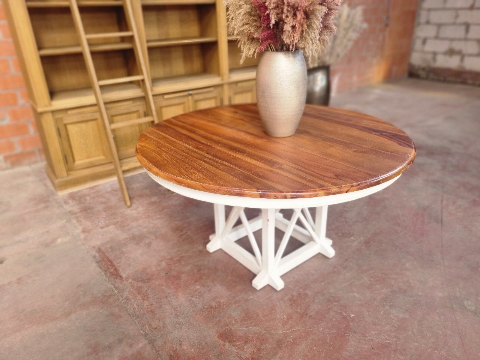 teak eettafel rond 150 cm ART:100/26