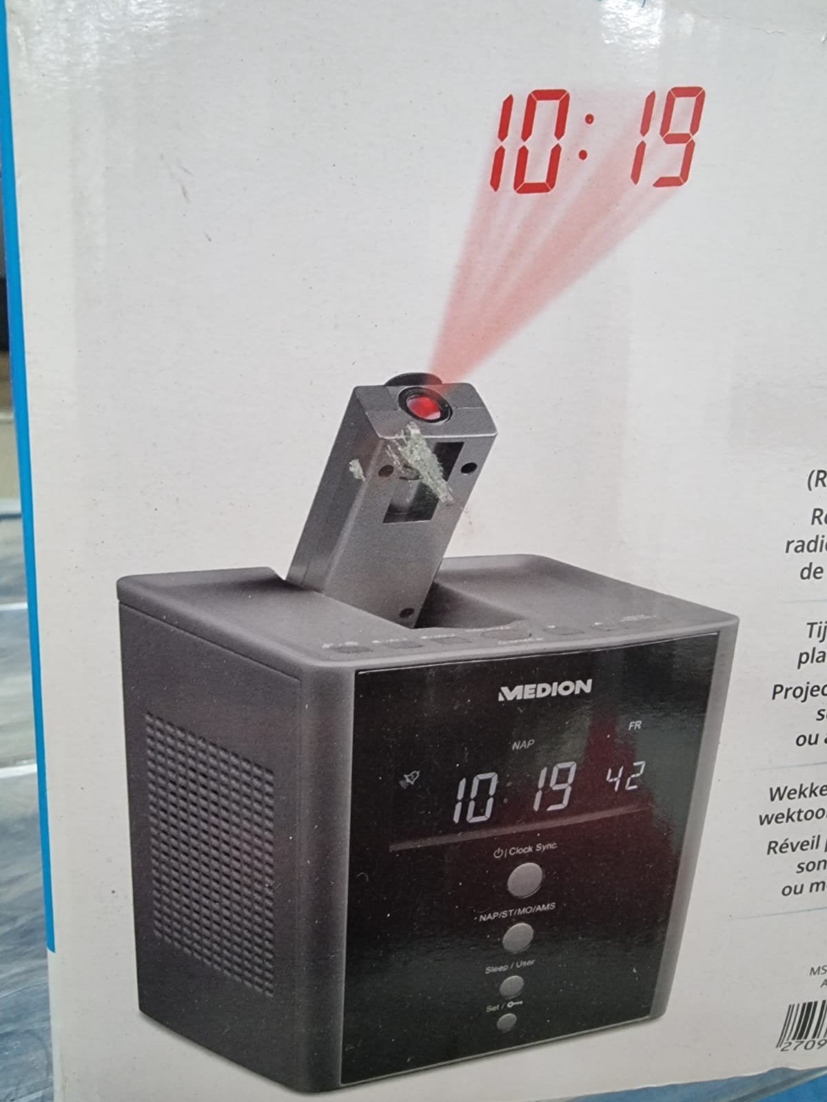 Radio-réveil de projection Medion Life E66395 (MD43562), Enlèvement, Medion