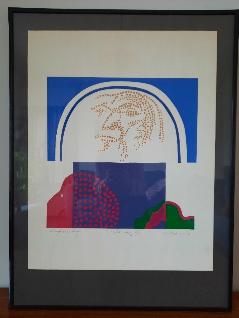 Zeefdruk, Antoon, Meerhout, Ophalen, Abstract, Zeefdruk