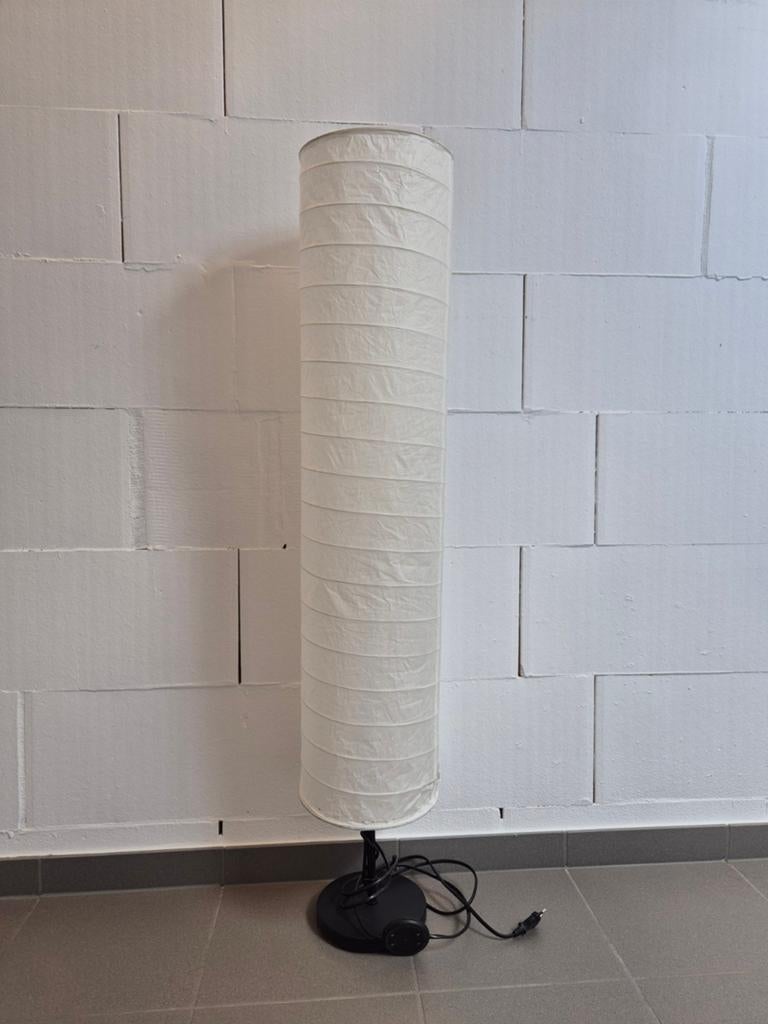 Staanlamp wit/zwart, Huis en Inrichting, Ophalen, Gebruikt, Overige materialen, 100 tot 150 cm