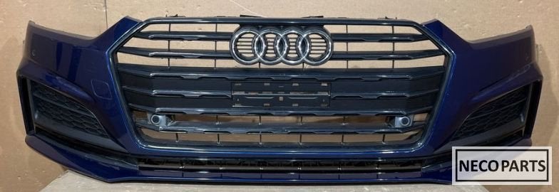 AUDI A5 8W B9 S LINE VOORBUMPER BUMPER COMPLEET ORIGINEEL AL, Gebruikt, -, Voor, -