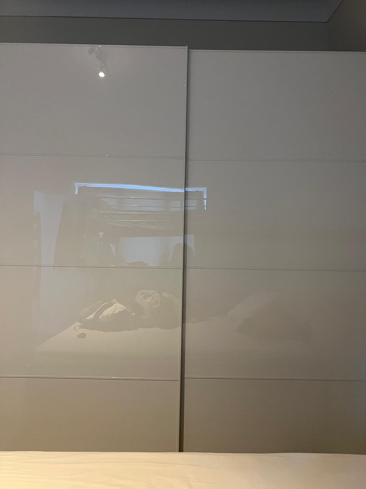 Armoire garde robe avec porte coulissante, Enlèvement, Utilisé
