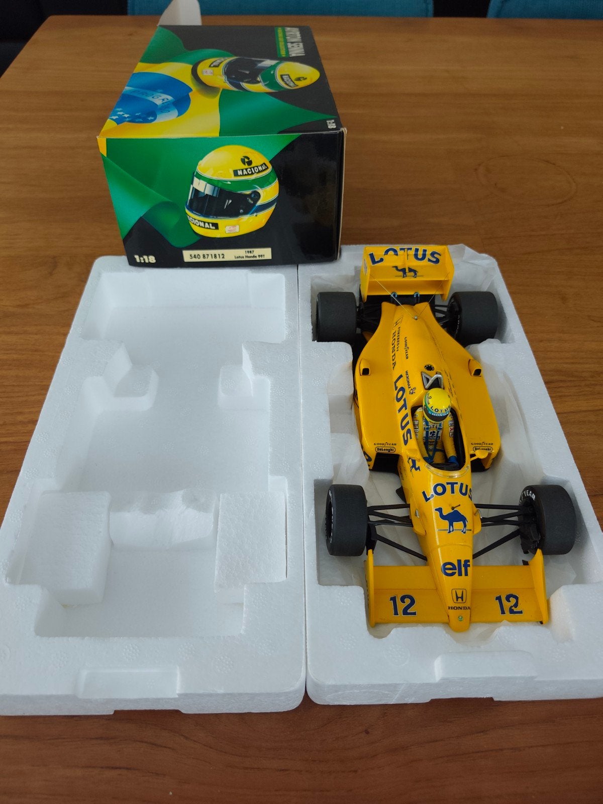 Senna Lotus Honda 99T 1987, Verzamelen, Ophalen of Verzenden, Zo goed als nieuw, Formule 1