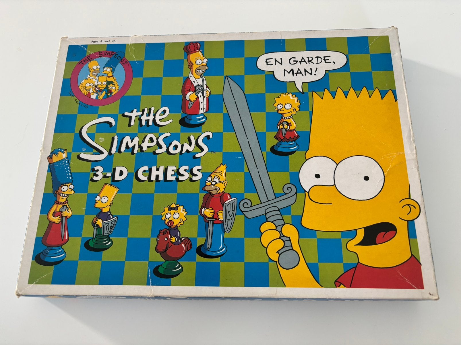 The Simpsons 3-D Chess – Vintage 1997, Hobby en Vrije tijd, Een of twee spelers, Ophalen of Verzenden, Gebruikt